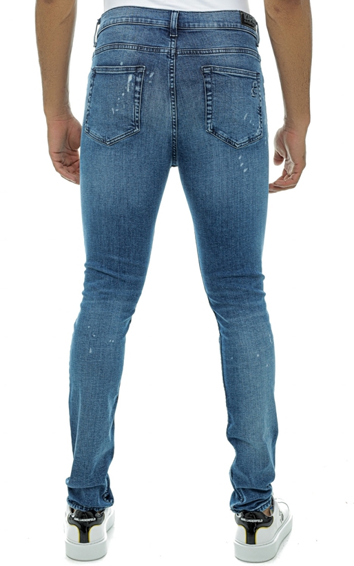 KARL LAGERFELD MEN-Jeans cu insertii destramate